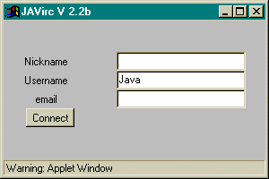 Java window